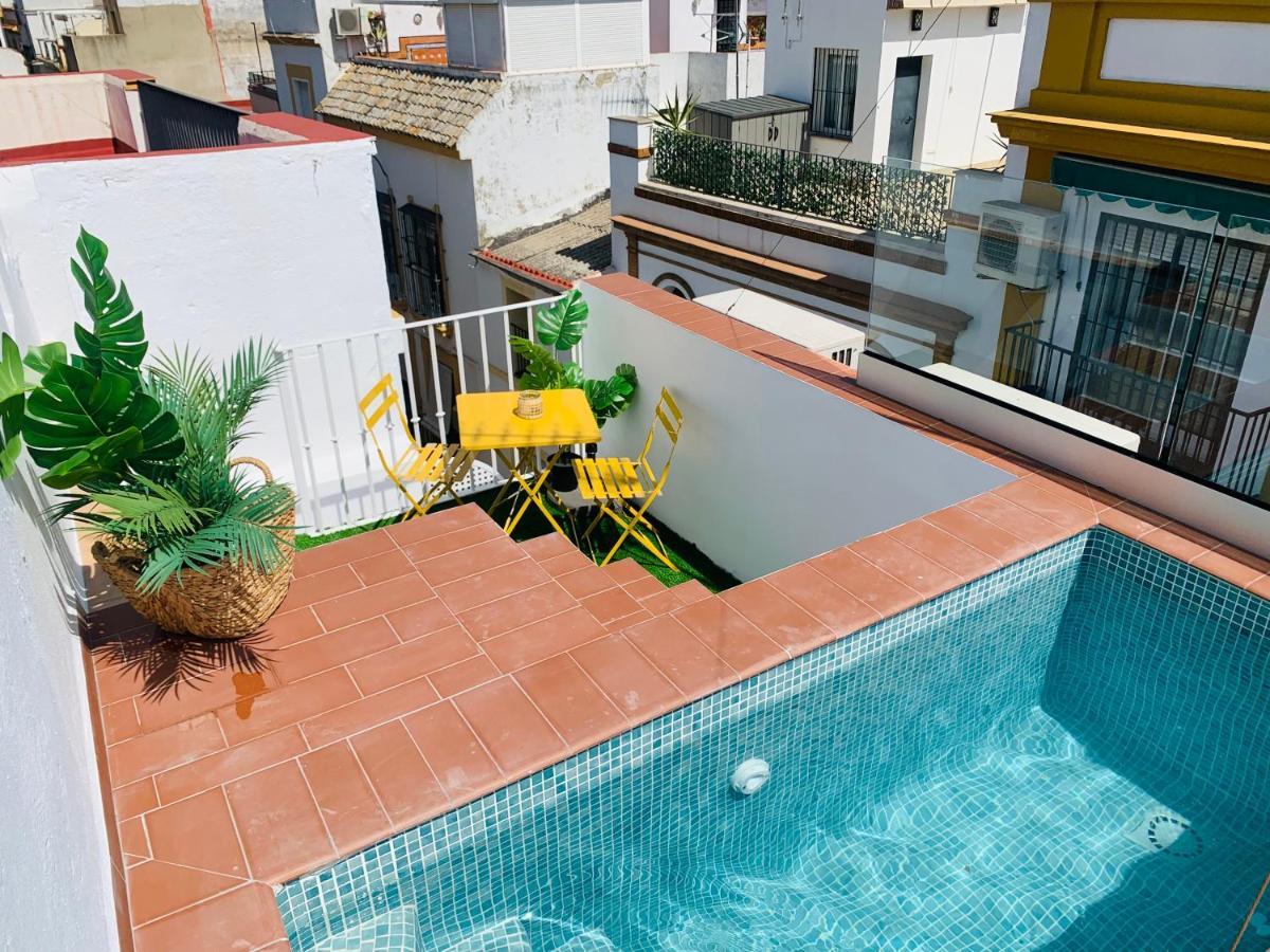 Tu Casa Con Piscina Privada En El Centro Villa Siviglia Esterno foto