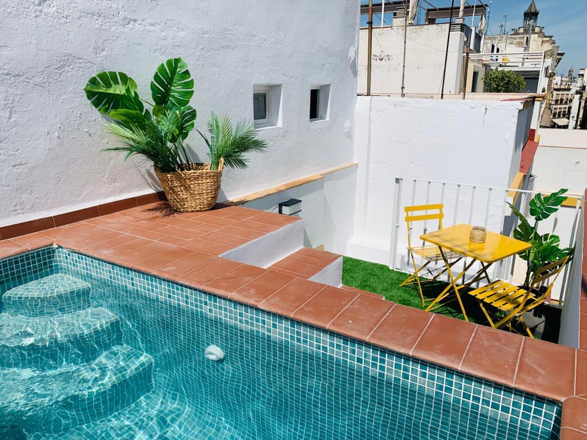 Tu Casa Con Piscina Privada En El Centro Villa Siviglia Esterno foto